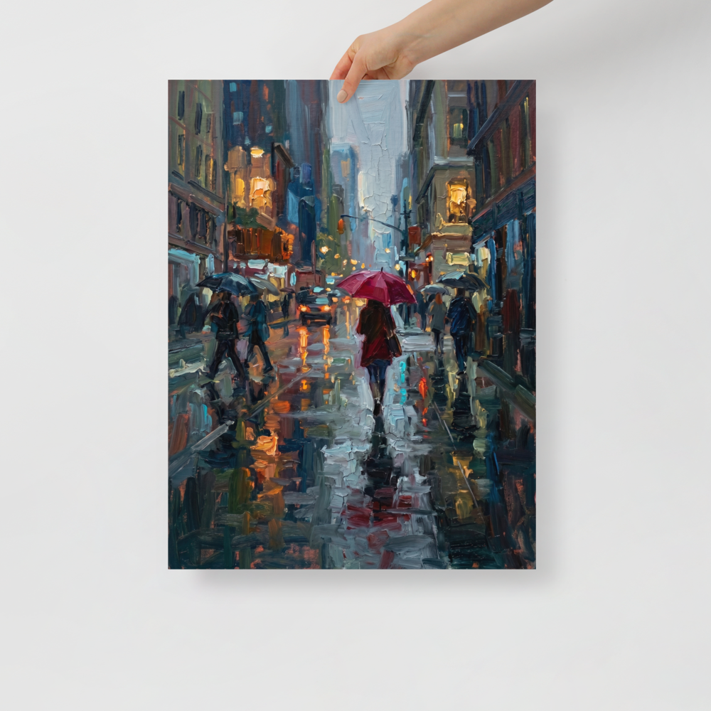Neon Rain Mockup