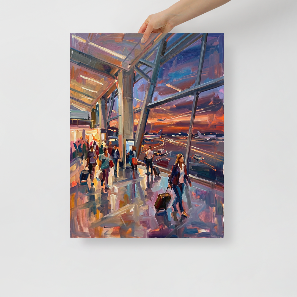 Departures at Dusk Mockup
