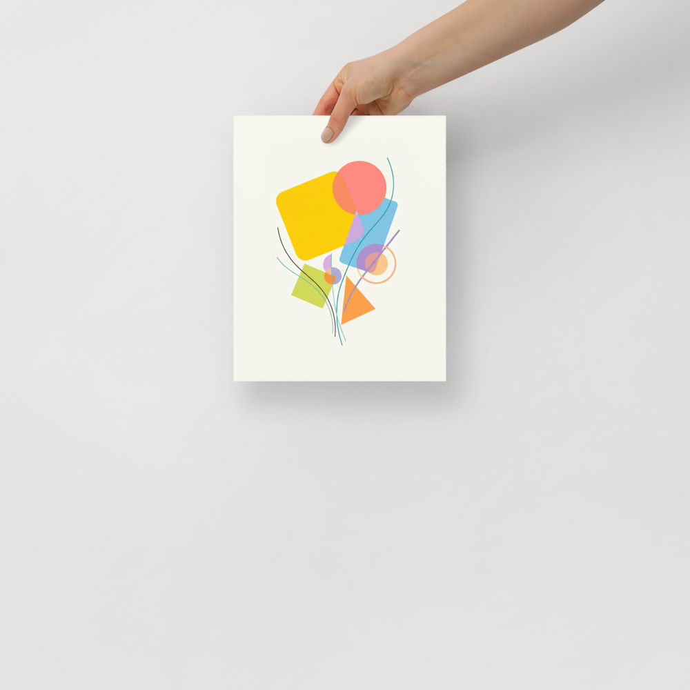 Geometric Bouquet Mockup