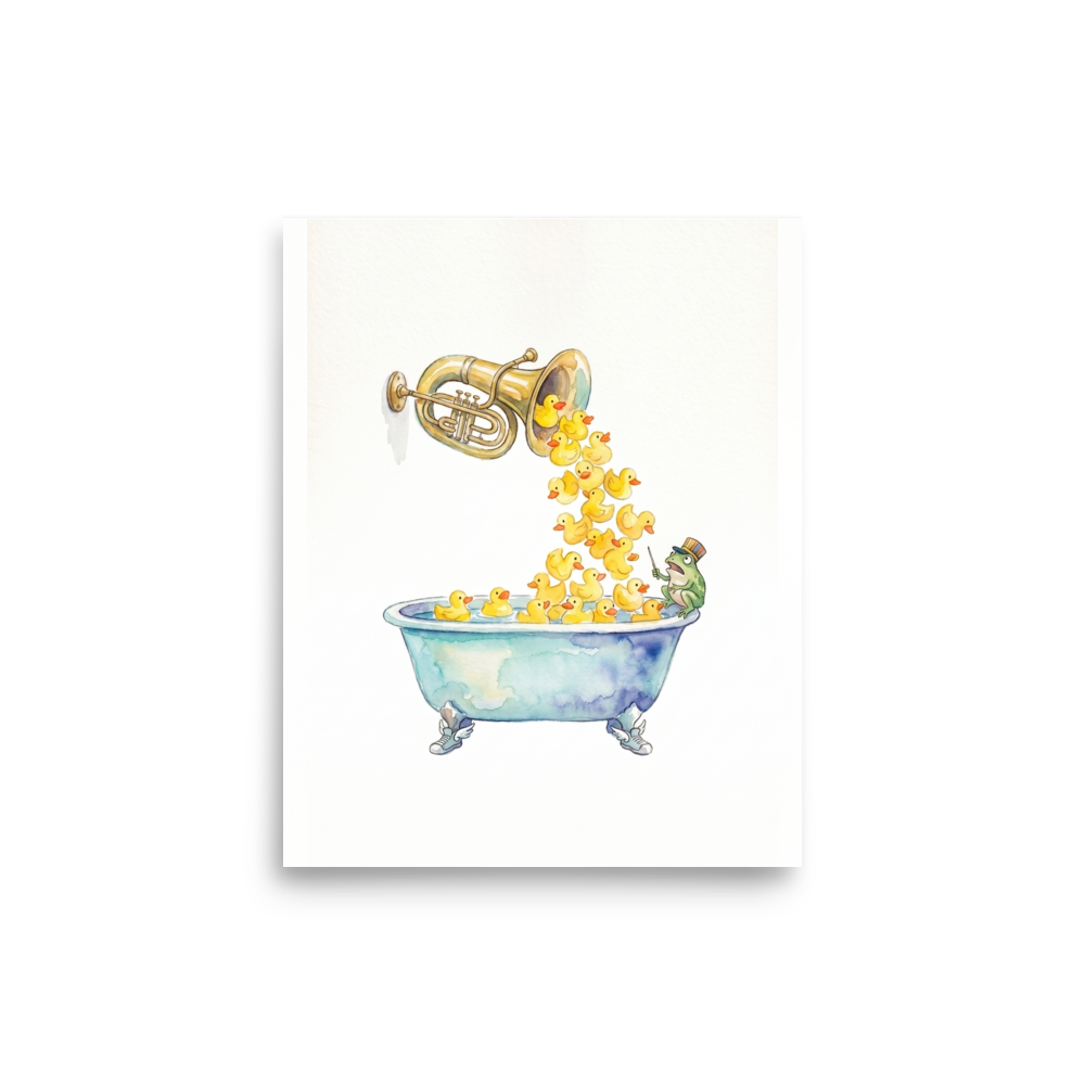 The Symphony of Rubber Ducks Mockup