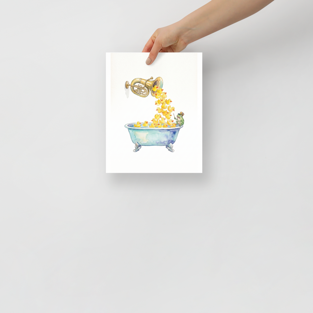 The Symphony of Rubber Ducks Mockup