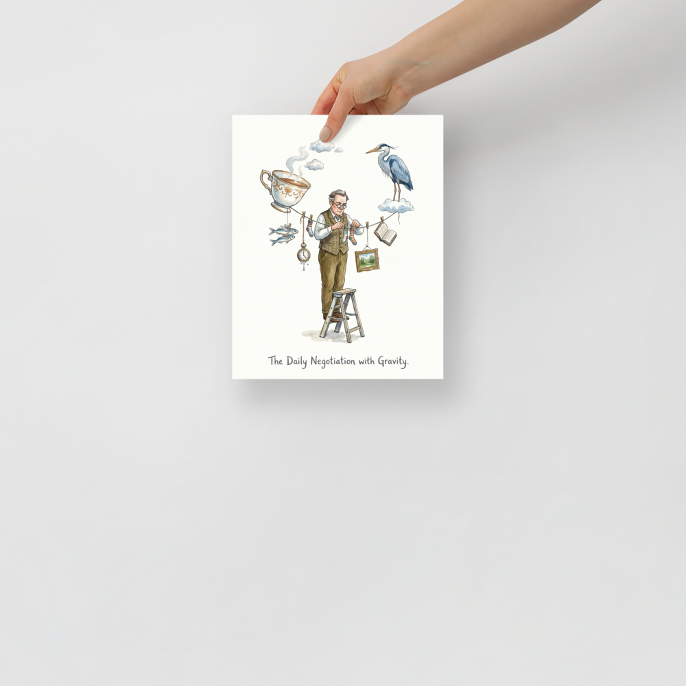 The Daily Negotiation with Gravity Mockup