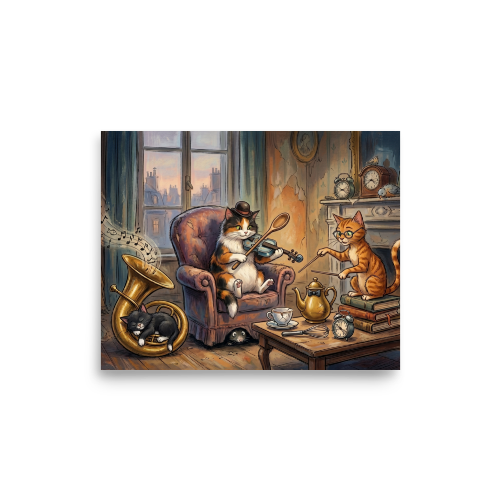 The Feline Symphony Mockup