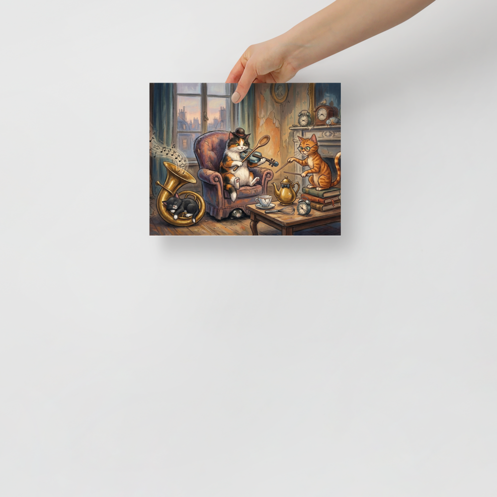 The Feline Symphony Mockup