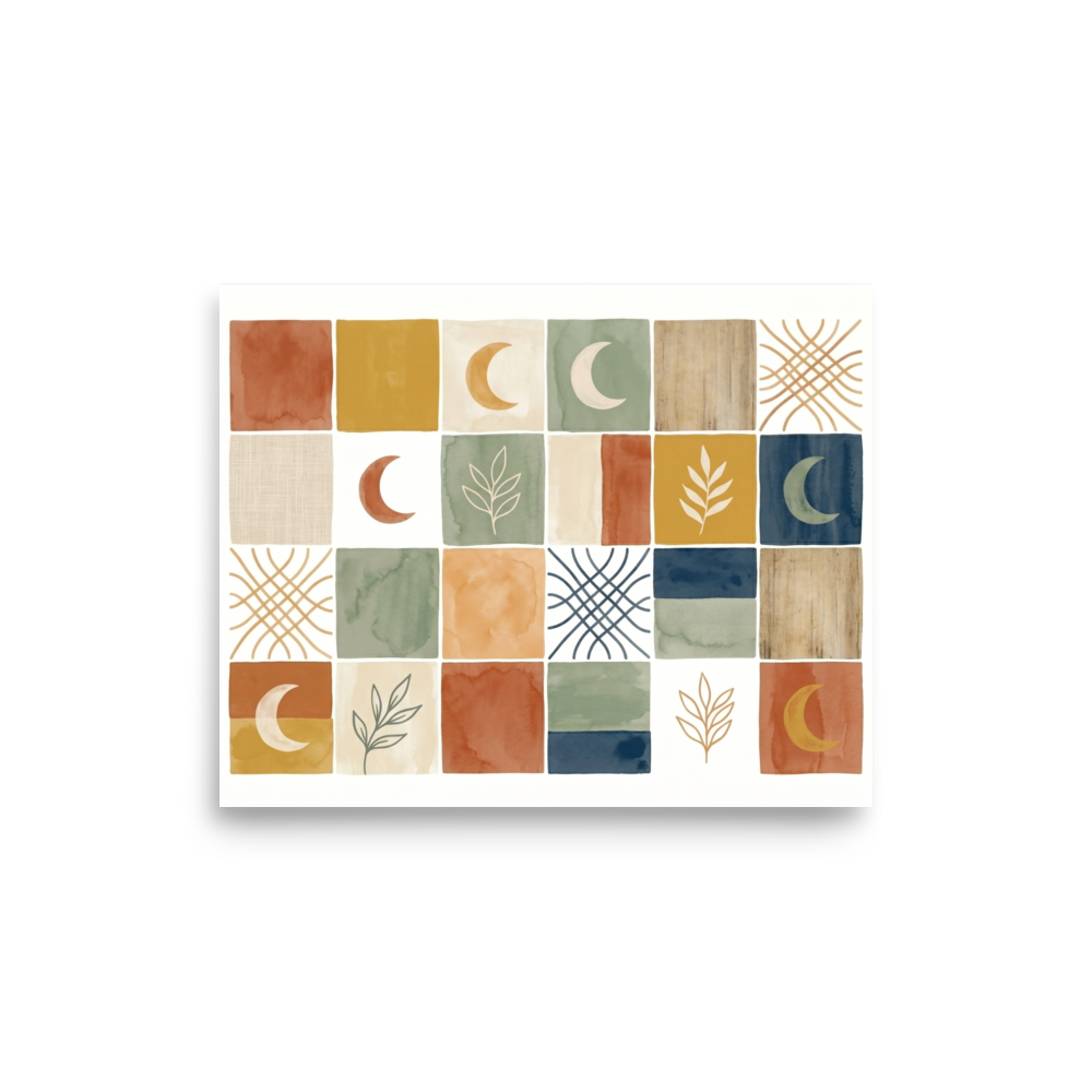 Celestial Patchwork Mockup