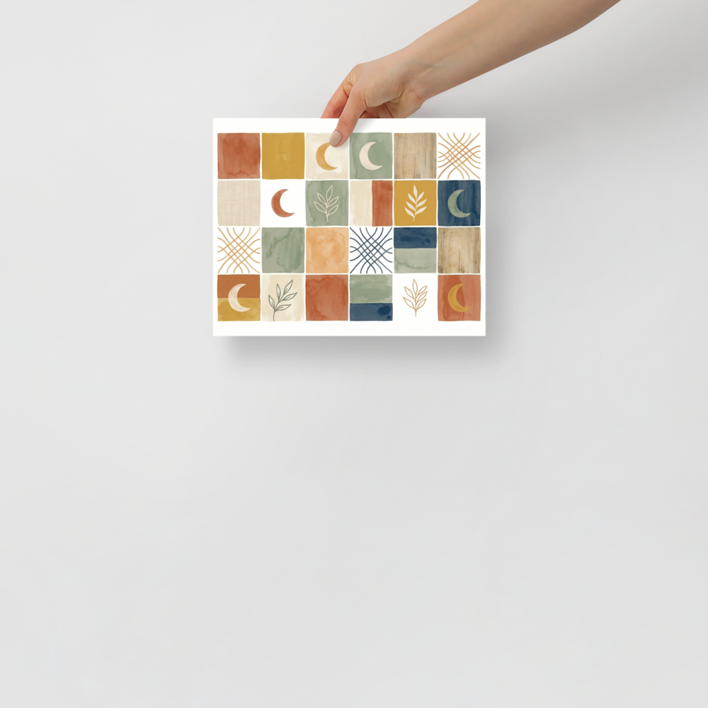 Celestial Patchwork Mockup