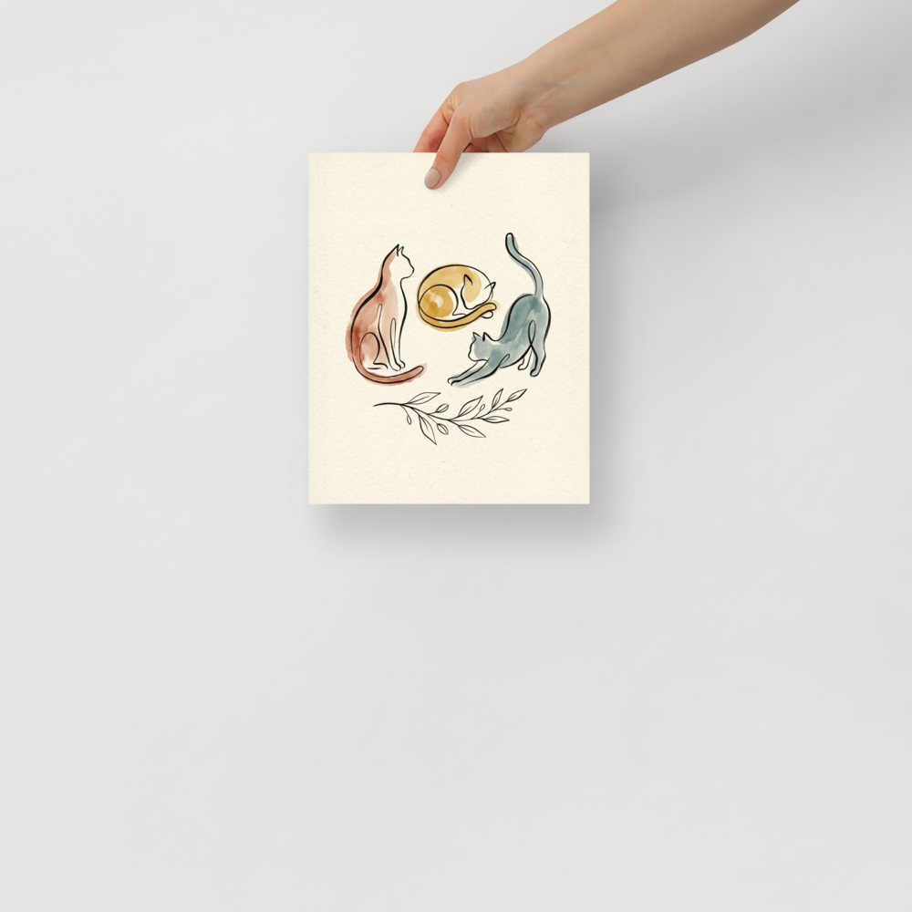 Feline Trio Mockup