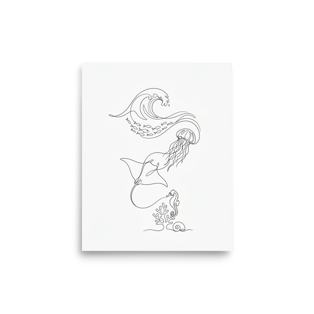 Oceanic Harmony Mockup