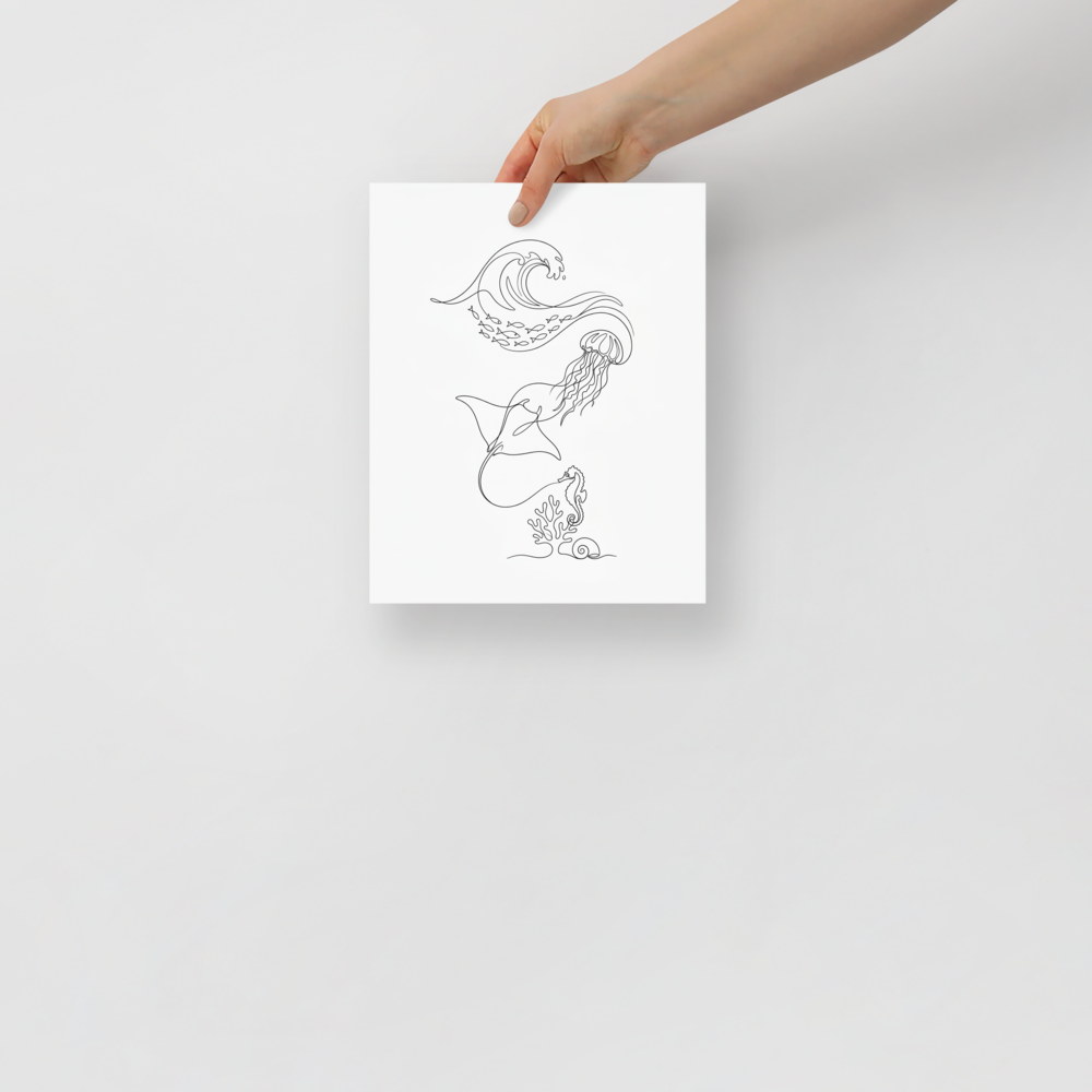 Oceanic Harmony Mockup