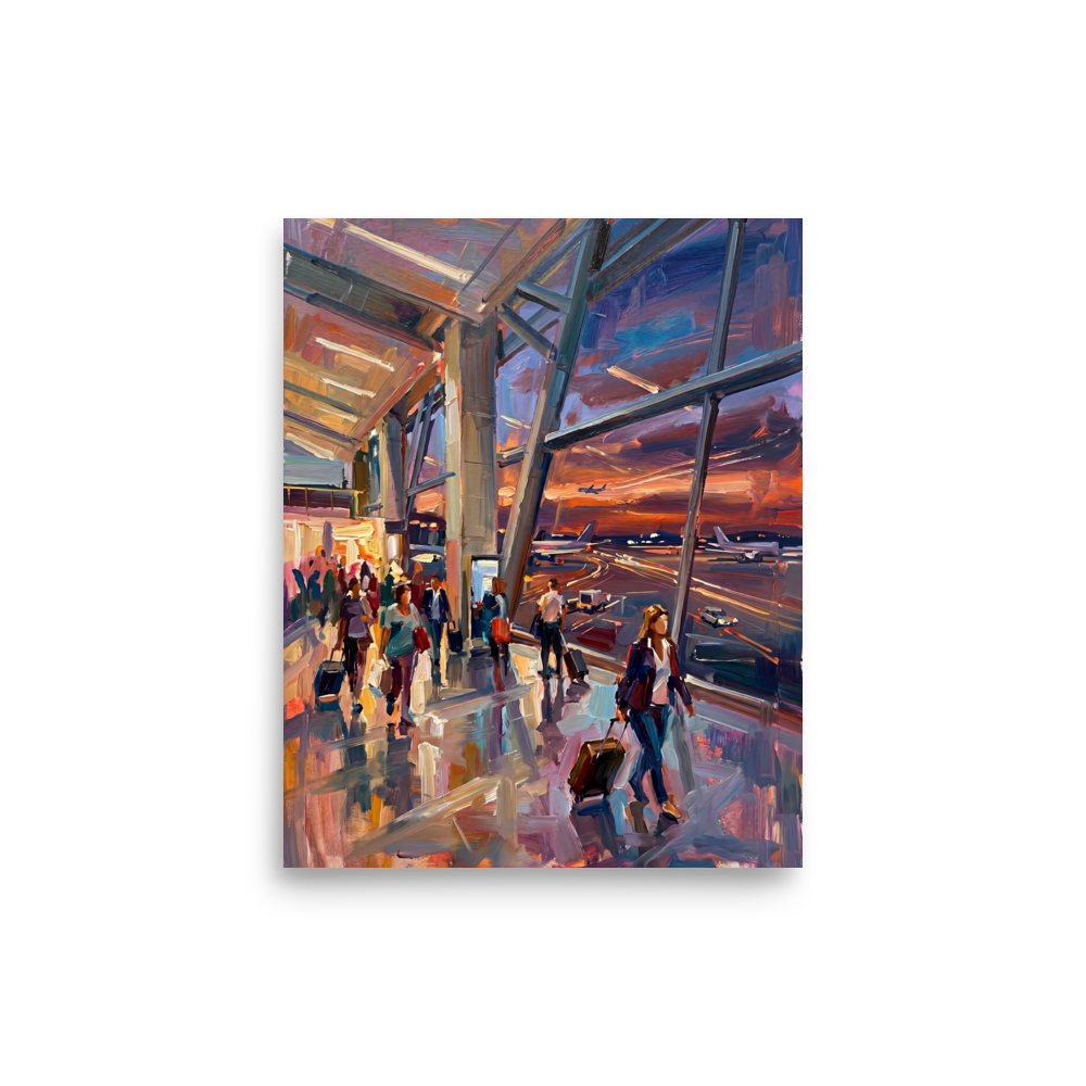 Departures at Dusk Mockup