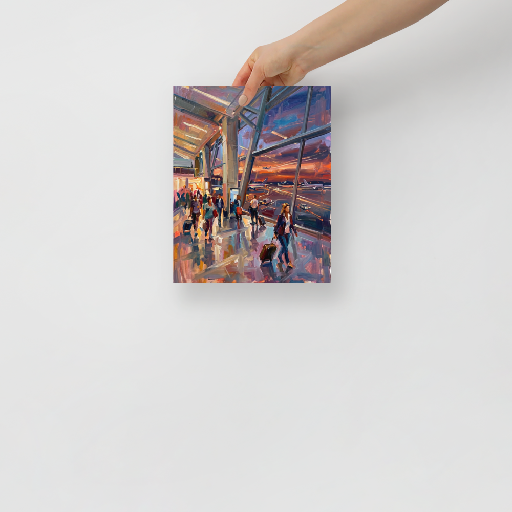 Departures at Dusk Mockup