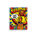 'I Got This' — a Pop art print. A pop art illustration of a basketball player holding a ball with a thought bubble saying I Got This, ideal for a game room.