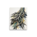 'Twisted Roots' — a Expressionism,Realism print. An expressive watercolor sketch of twisted tree roots, ideal for a Library.