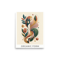'Earthy Organic Form' — a Abstract art,Modernism print. An abstract botanical illustration with fluid lines and earthy tones, perfect for adding warmth to a Living Room.