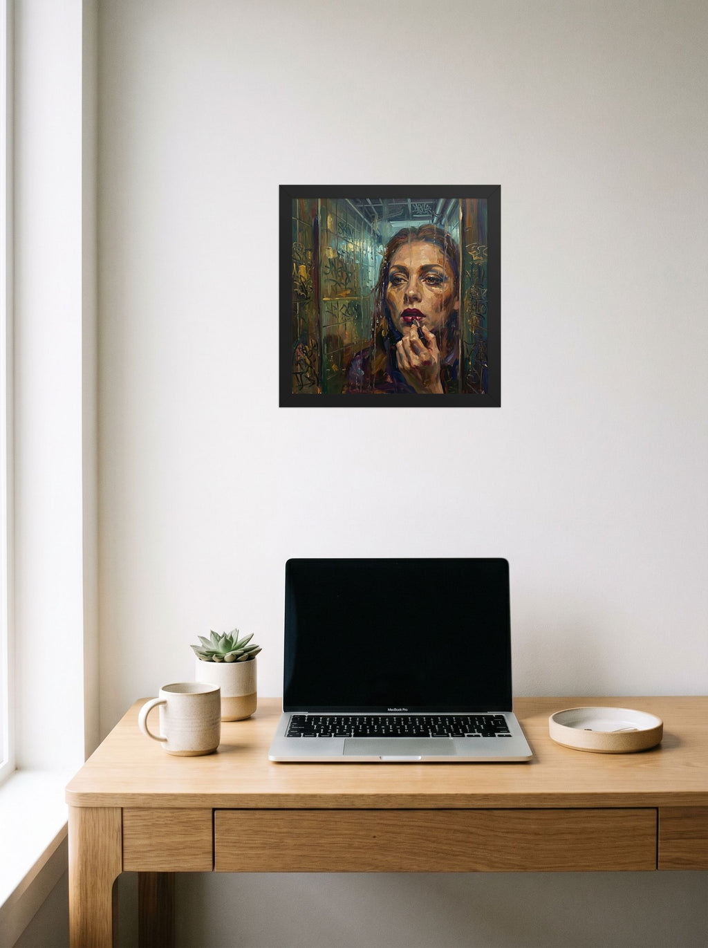 Behind the Glass Mockup