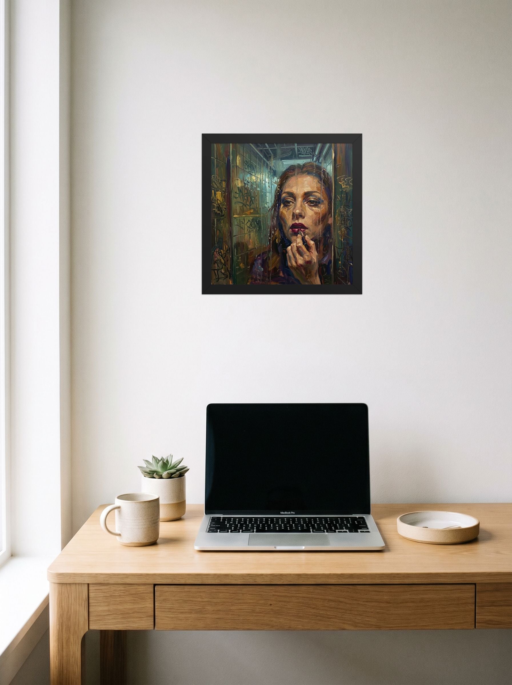 Behind the Glass Mockup