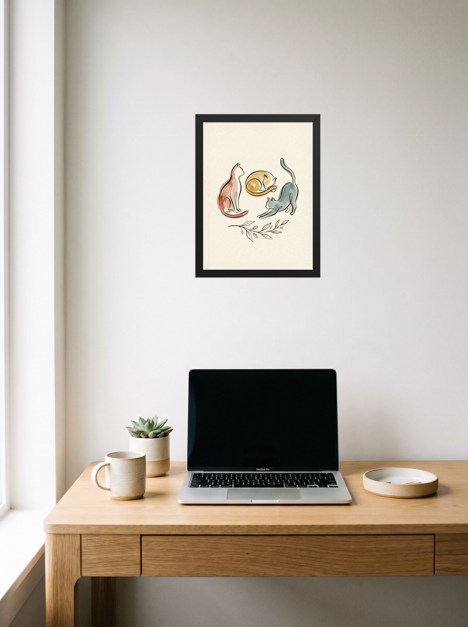 Feline Trio Mockup