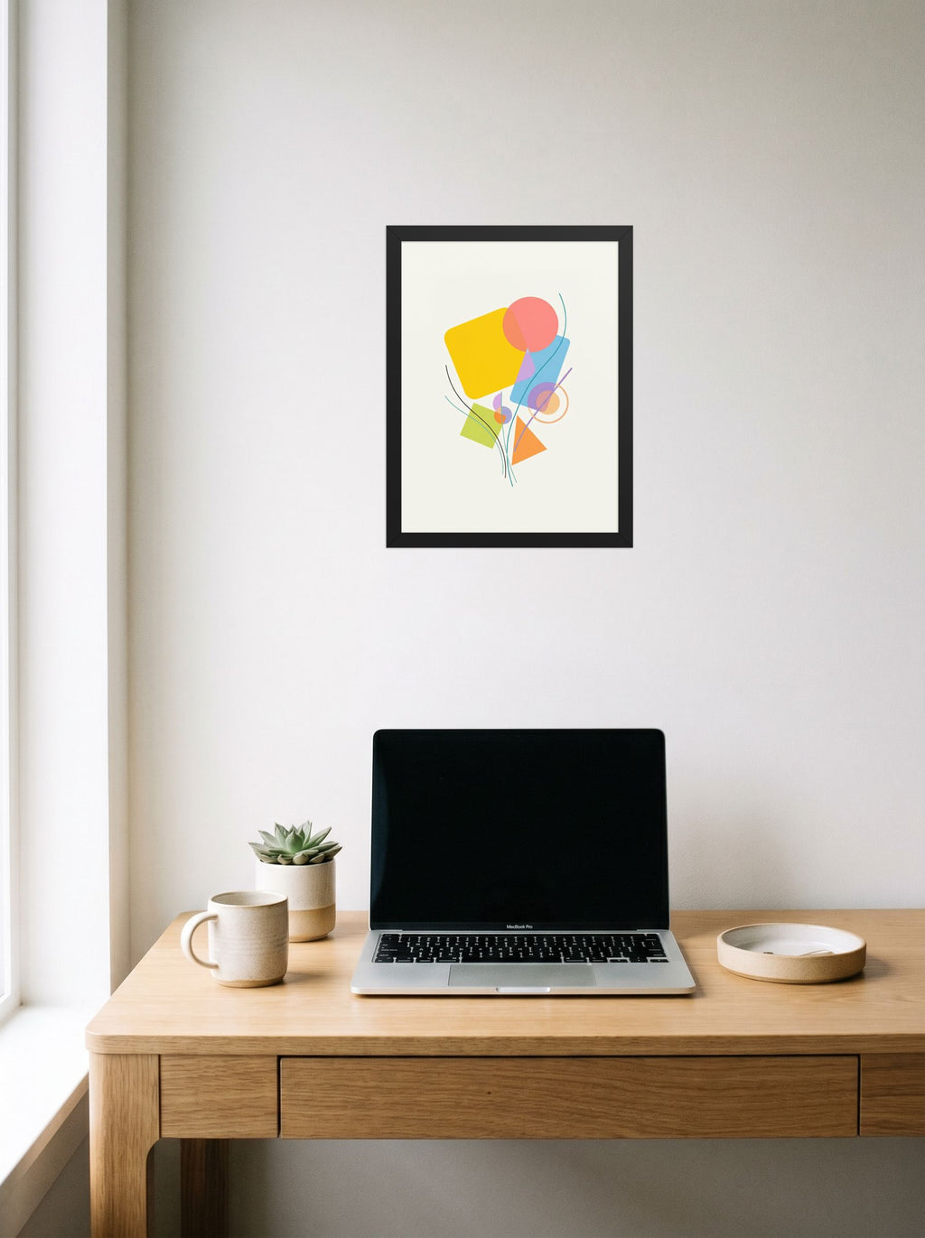 Geometric Bouquet Mockup