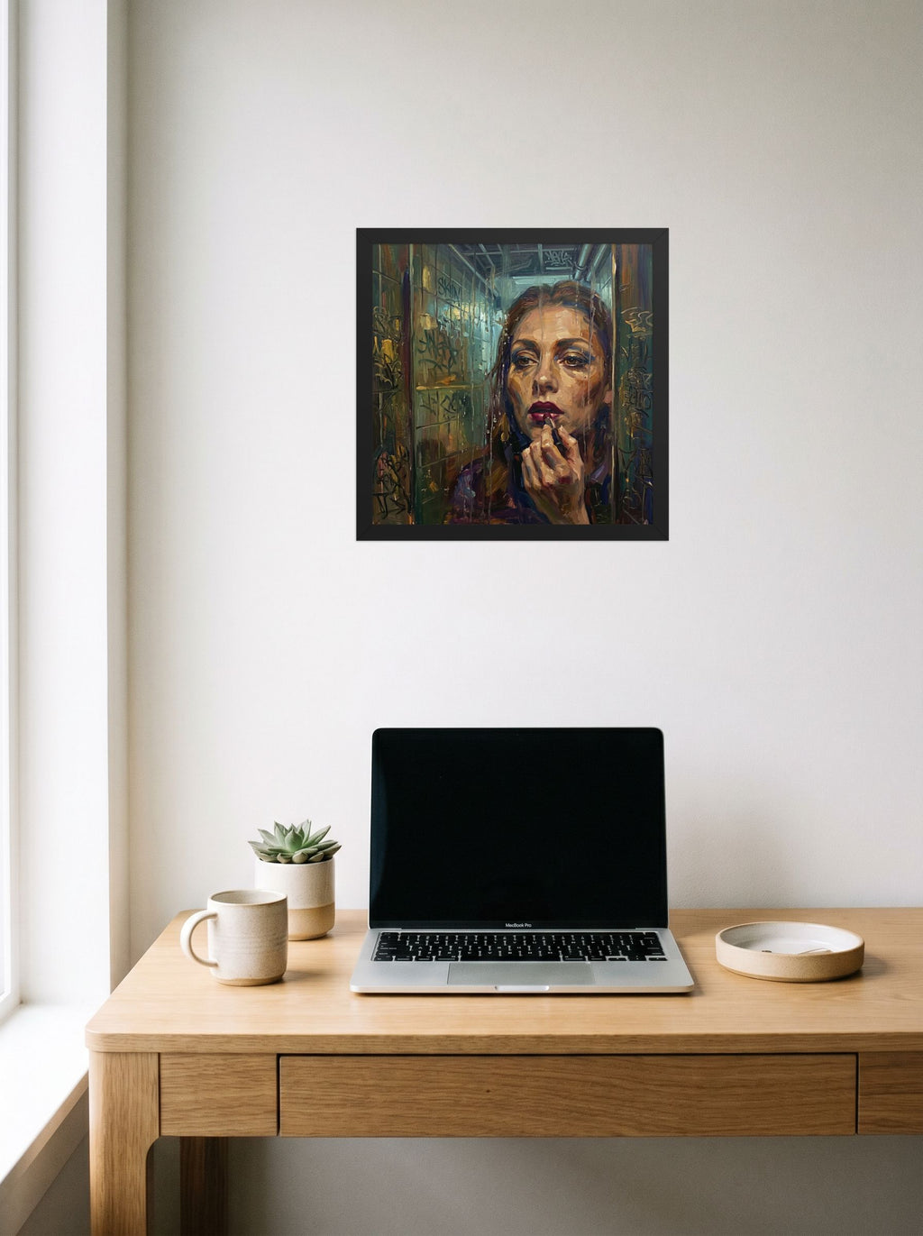 Behind the Glass Mockup