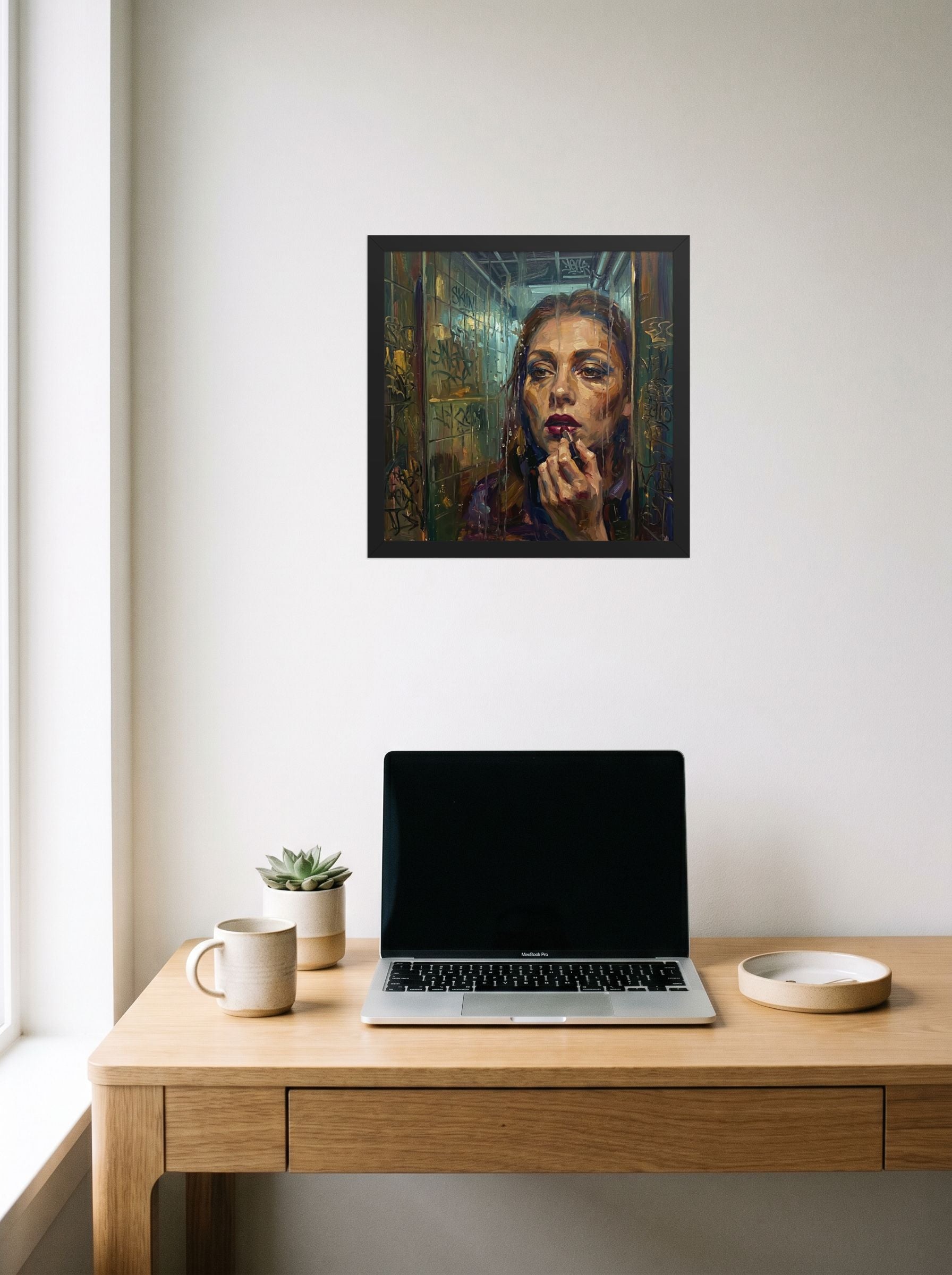 Behind the Glass Mockup