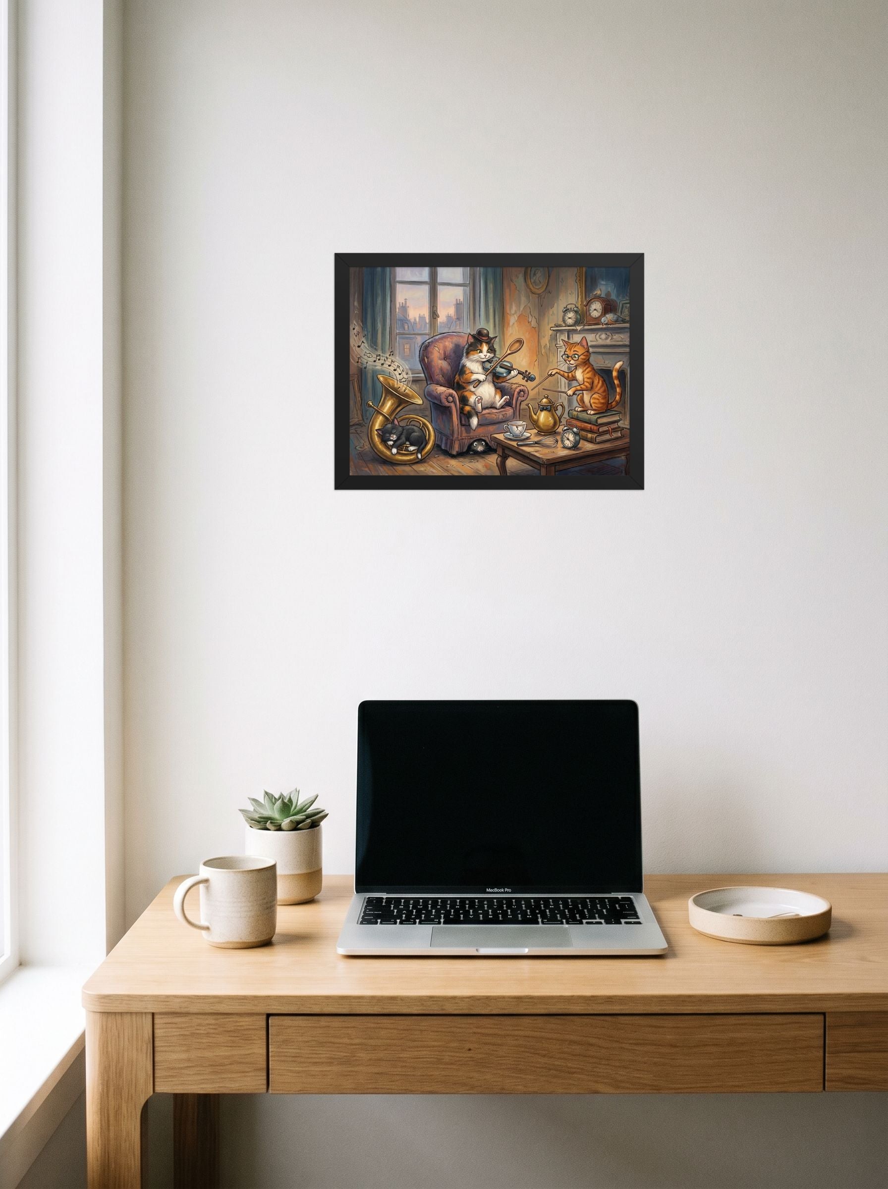 The Feline Symphony Mockup