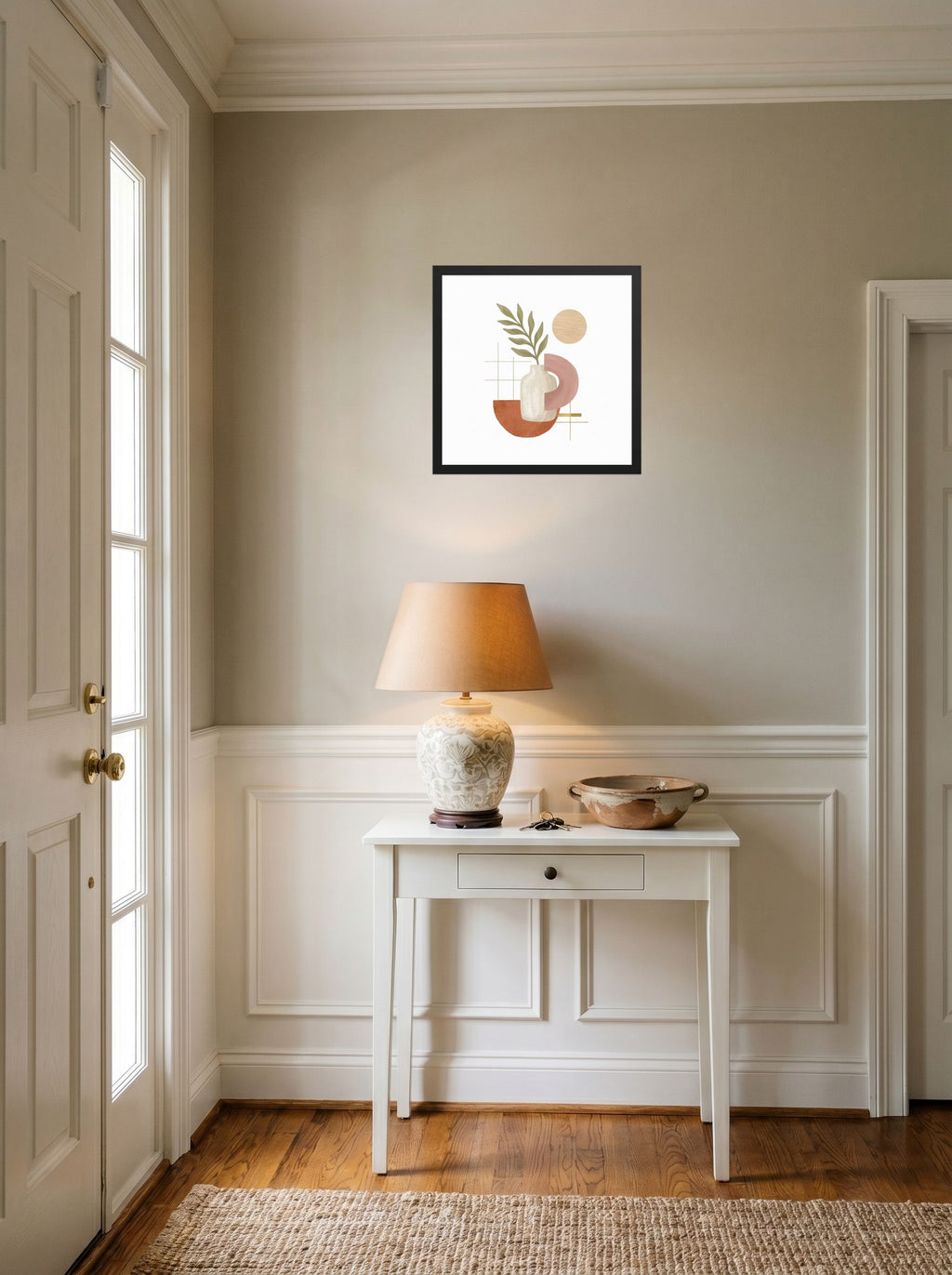 Ceramic Vase and Terracotta Arch Mockup