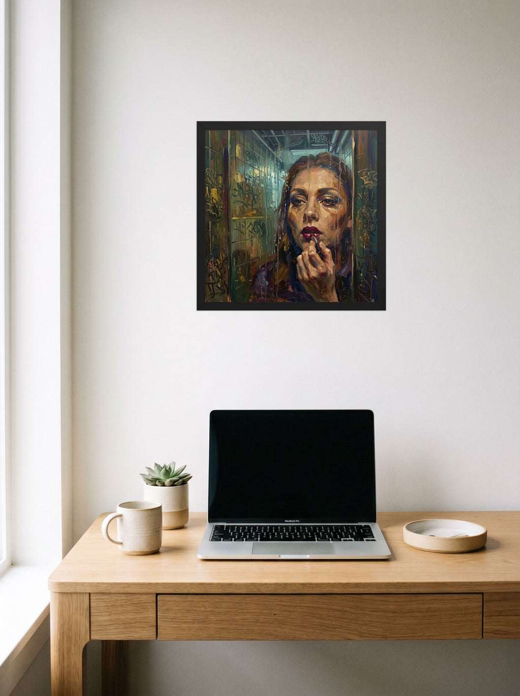 Behind the Glass Mockup