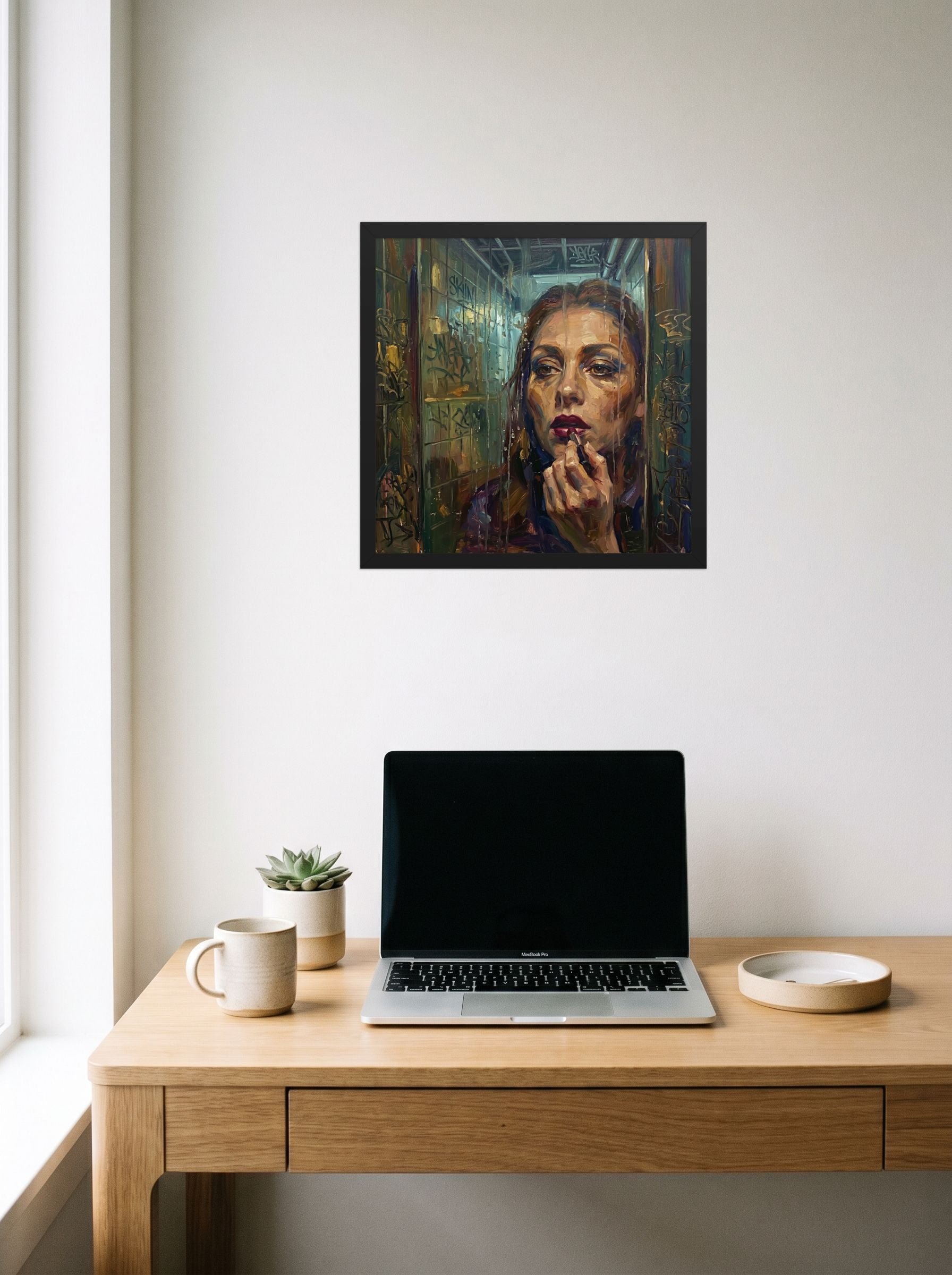 Behind the Glass Mockup
