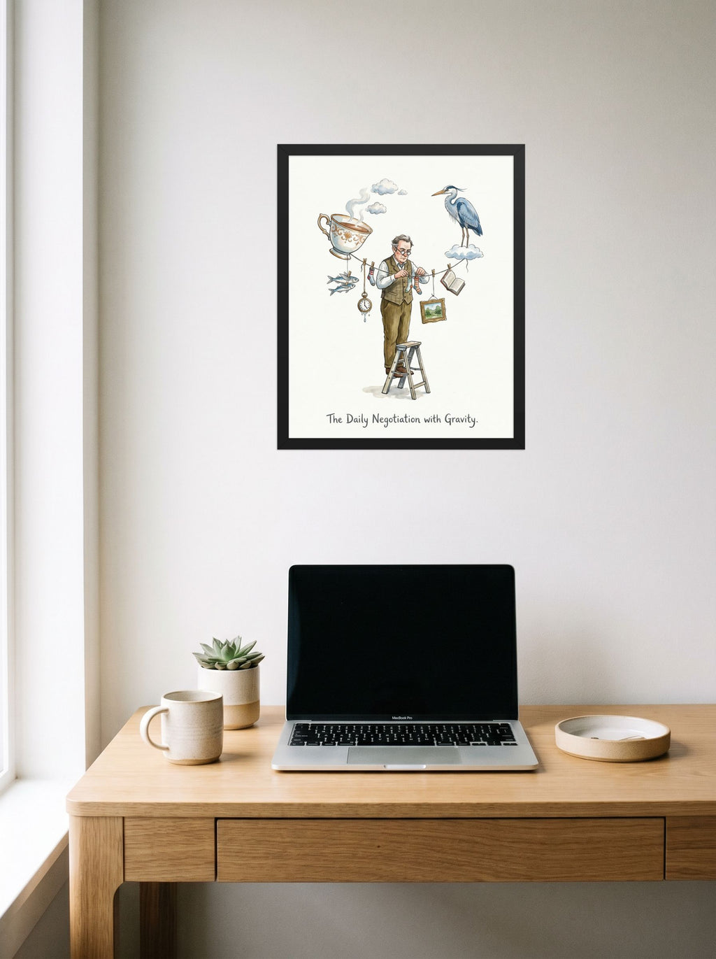 The Daily Negotiation with Gravity Mockup