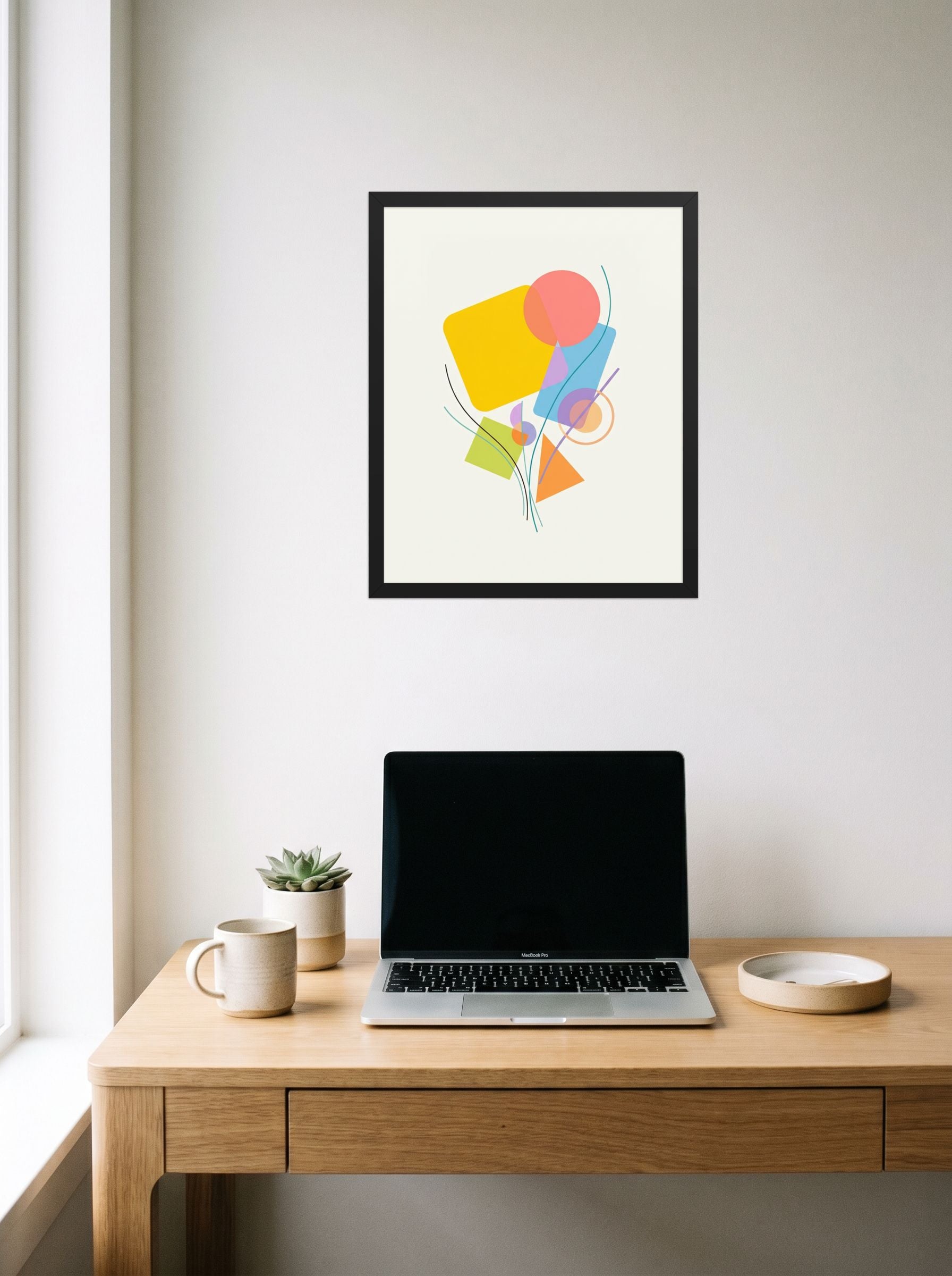 Geometric Bouquet Mockup