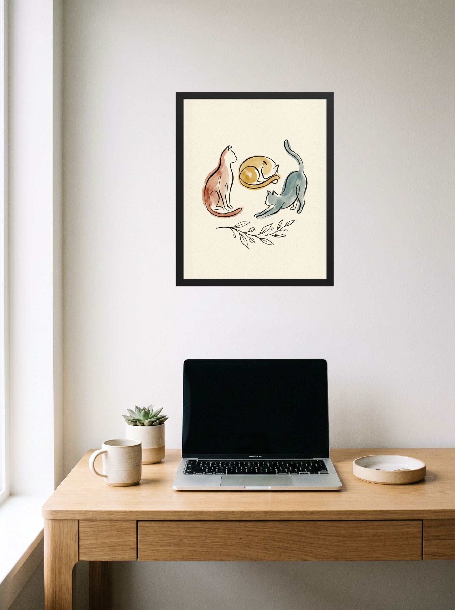 Feline Trio Mockup