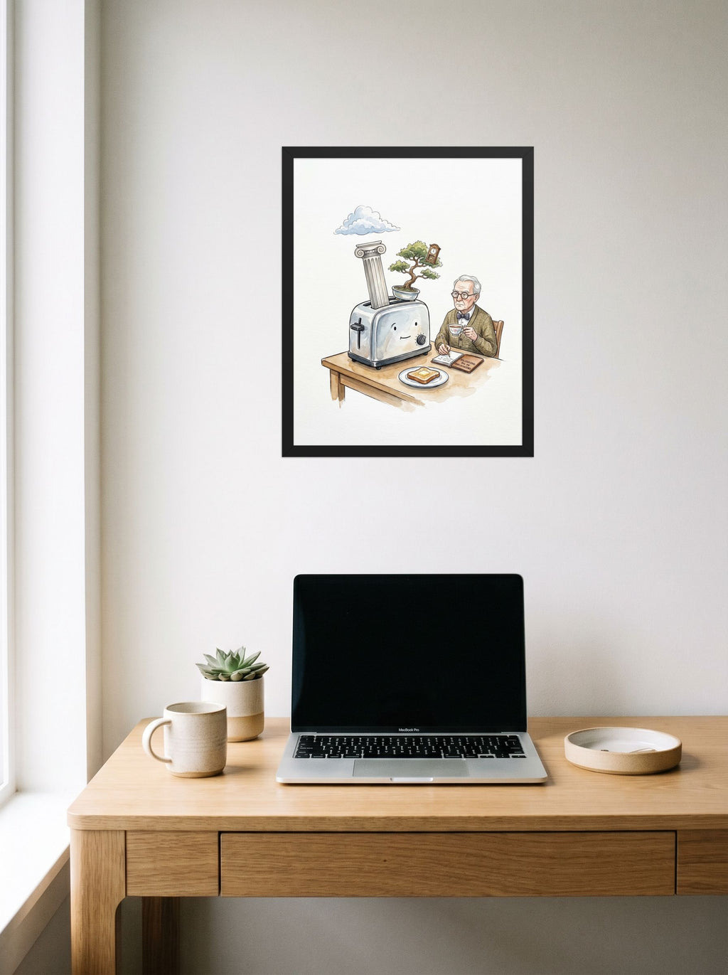 The Absurdity of Breakfast Mockup
