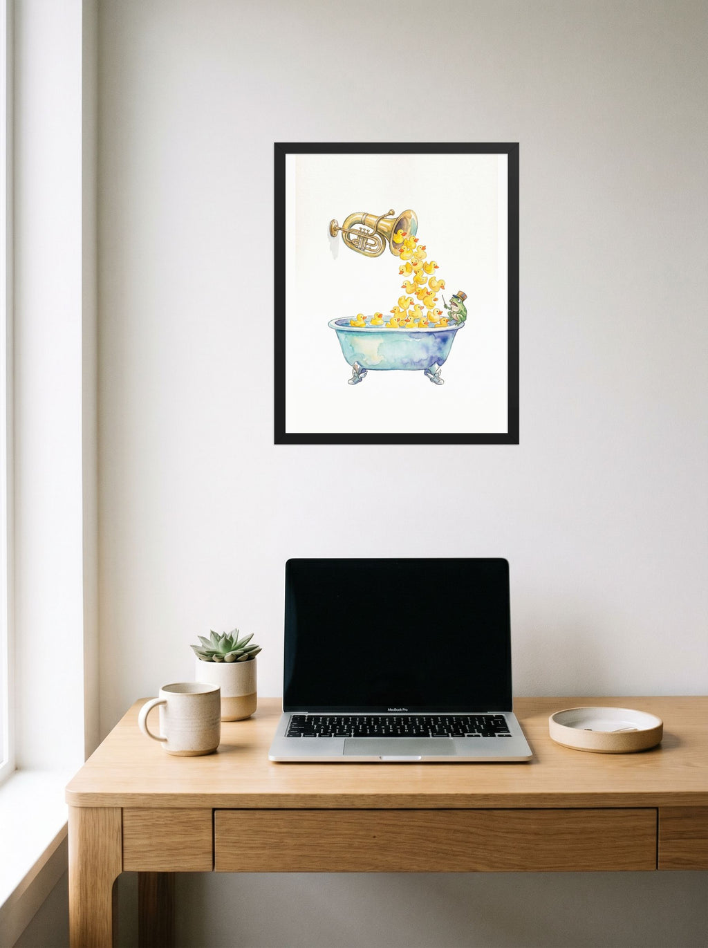 The Symphony of Rubber Ducks Mockup