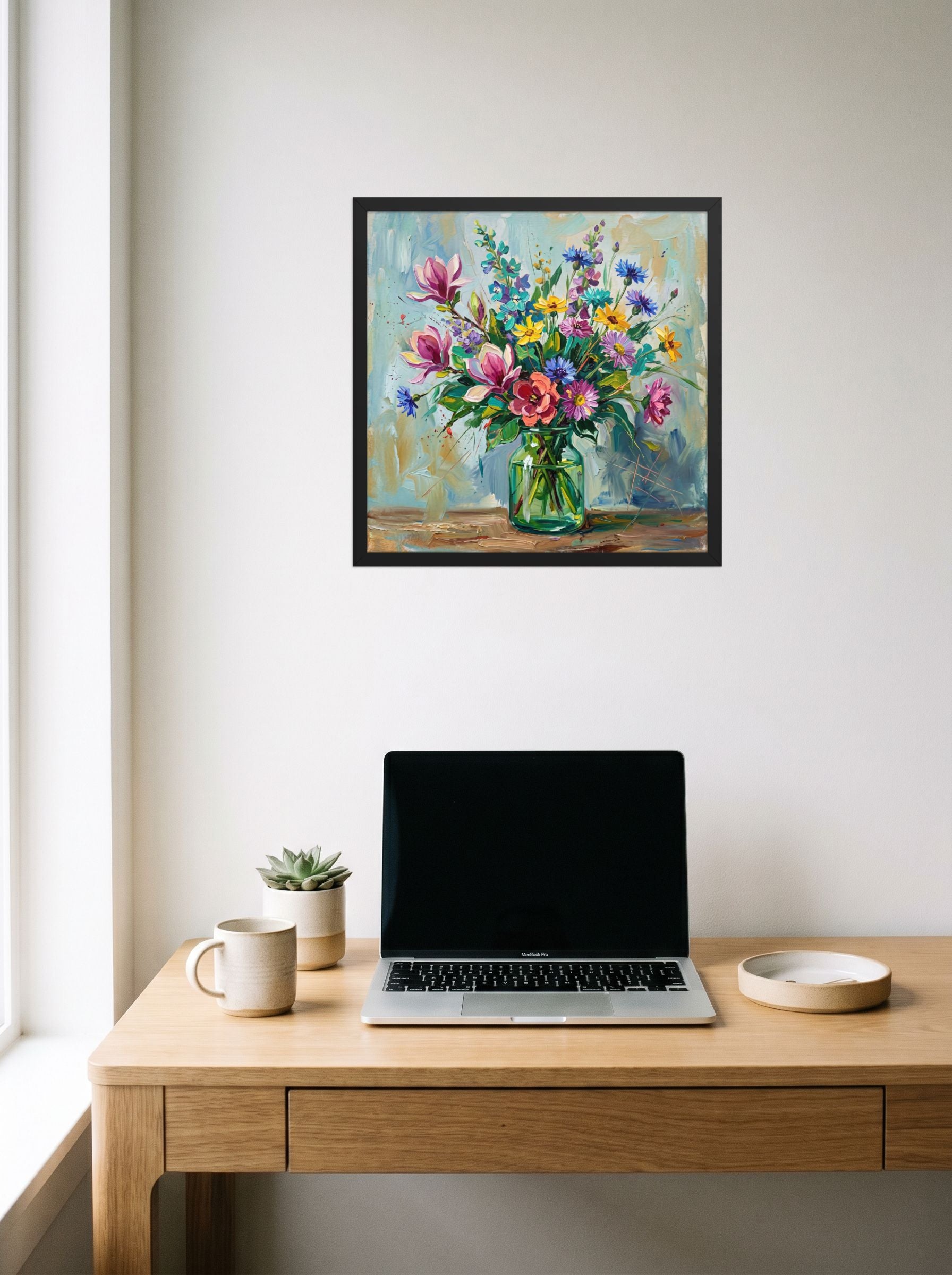 Wildflower Glass Mockup