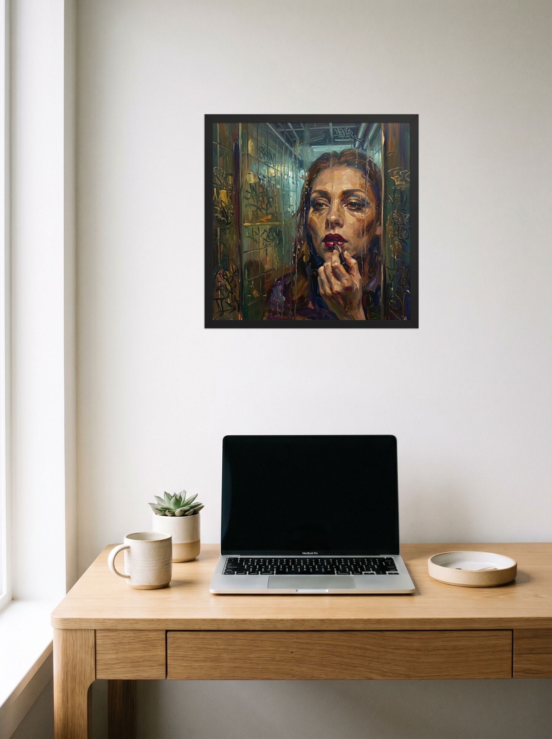 Behind the Glass Mockup