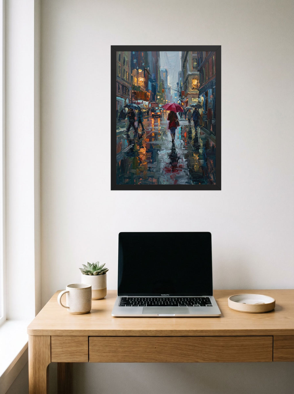 Neon Rain Mockup