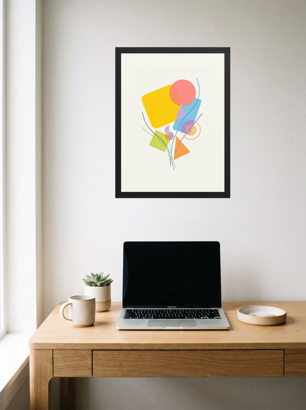 Geometric Bouquet Mockup