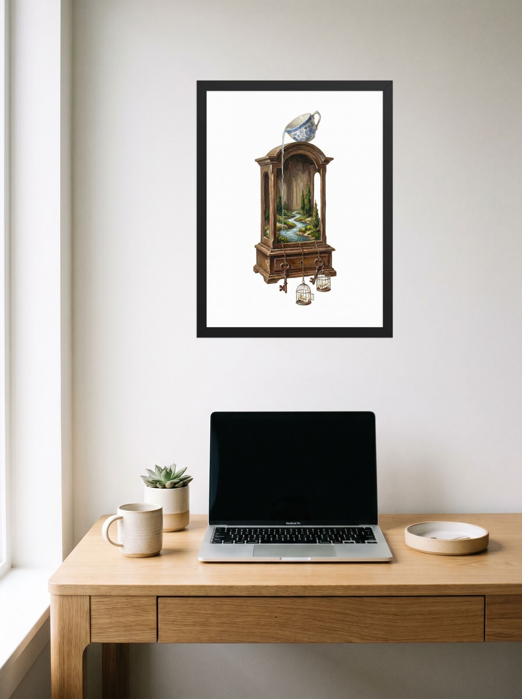 The Caged Reason Mockup