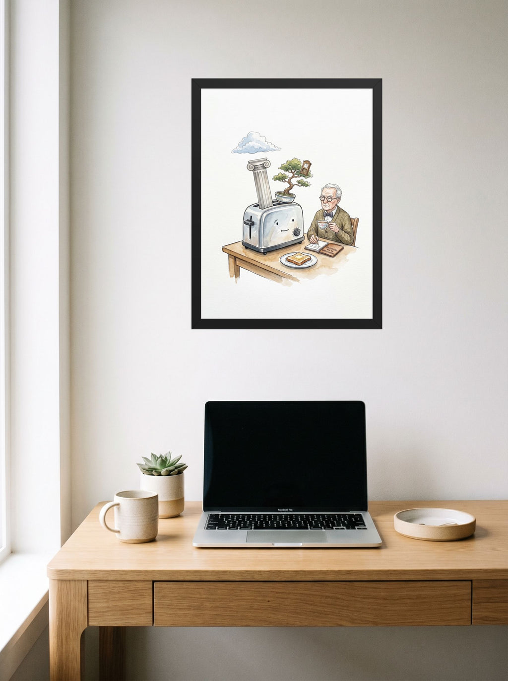 The Absurdity of Breakfast Mockup