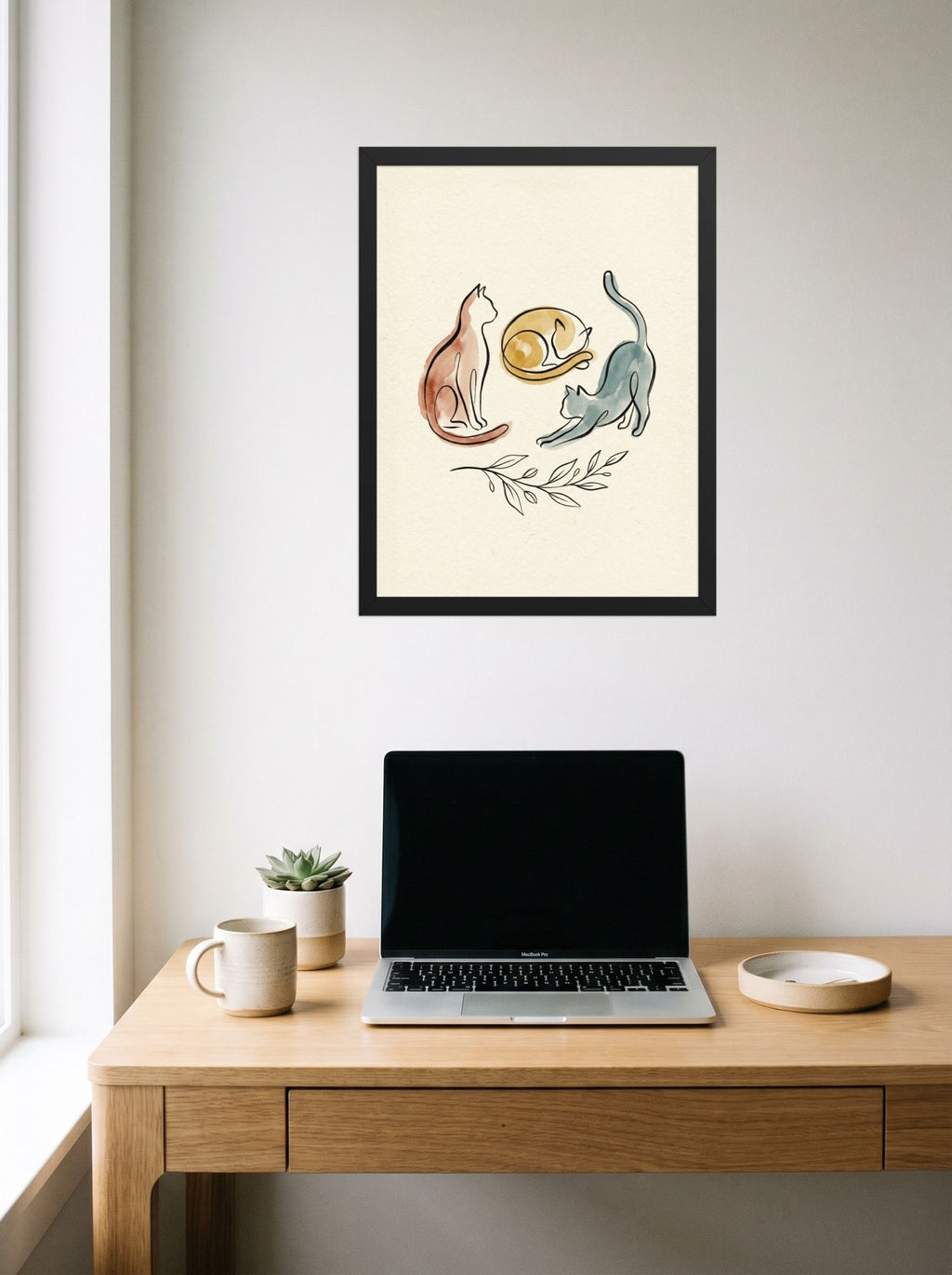 Feline Trio Mockup