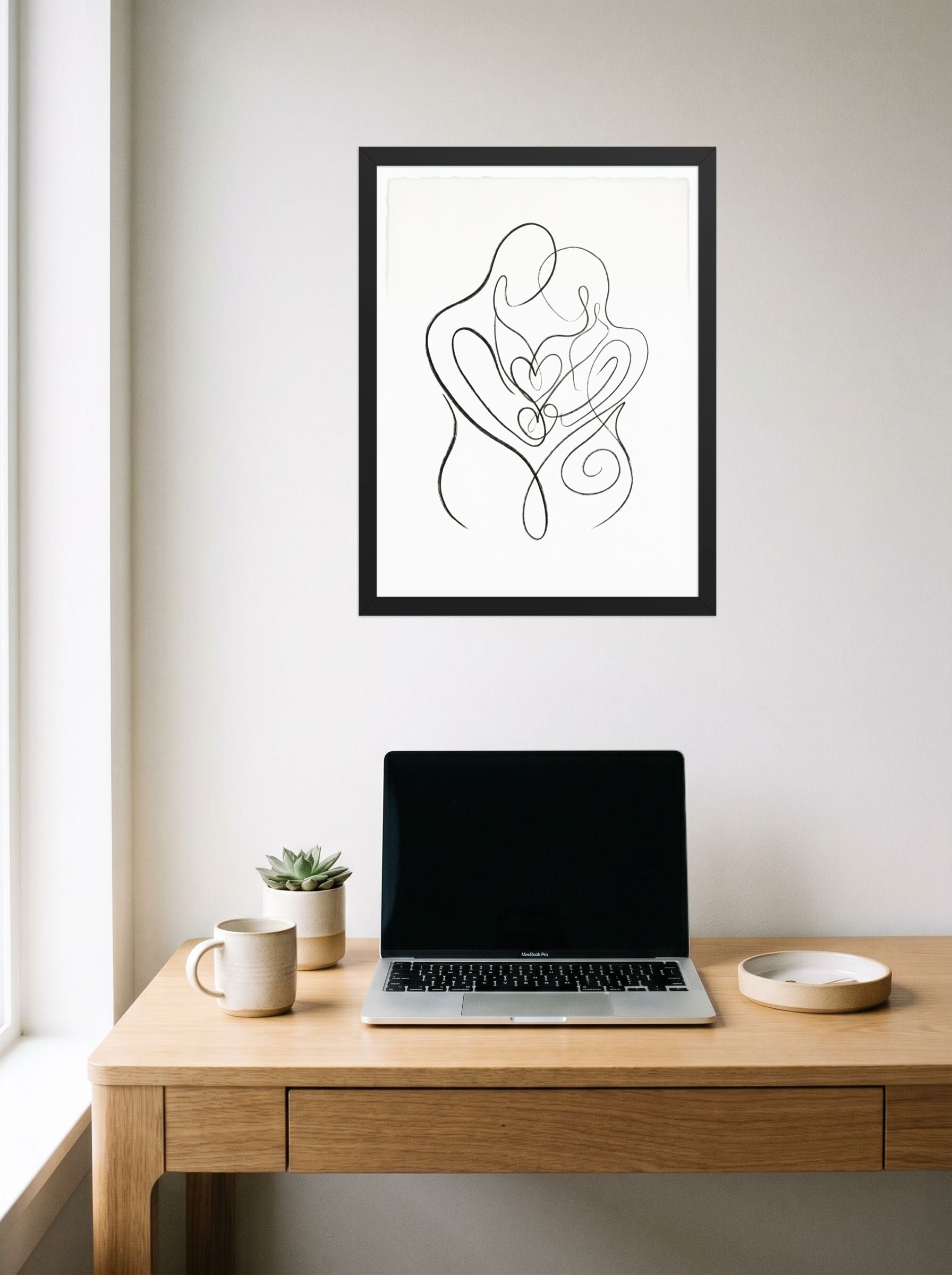 Intertwined Hearts Mockup
