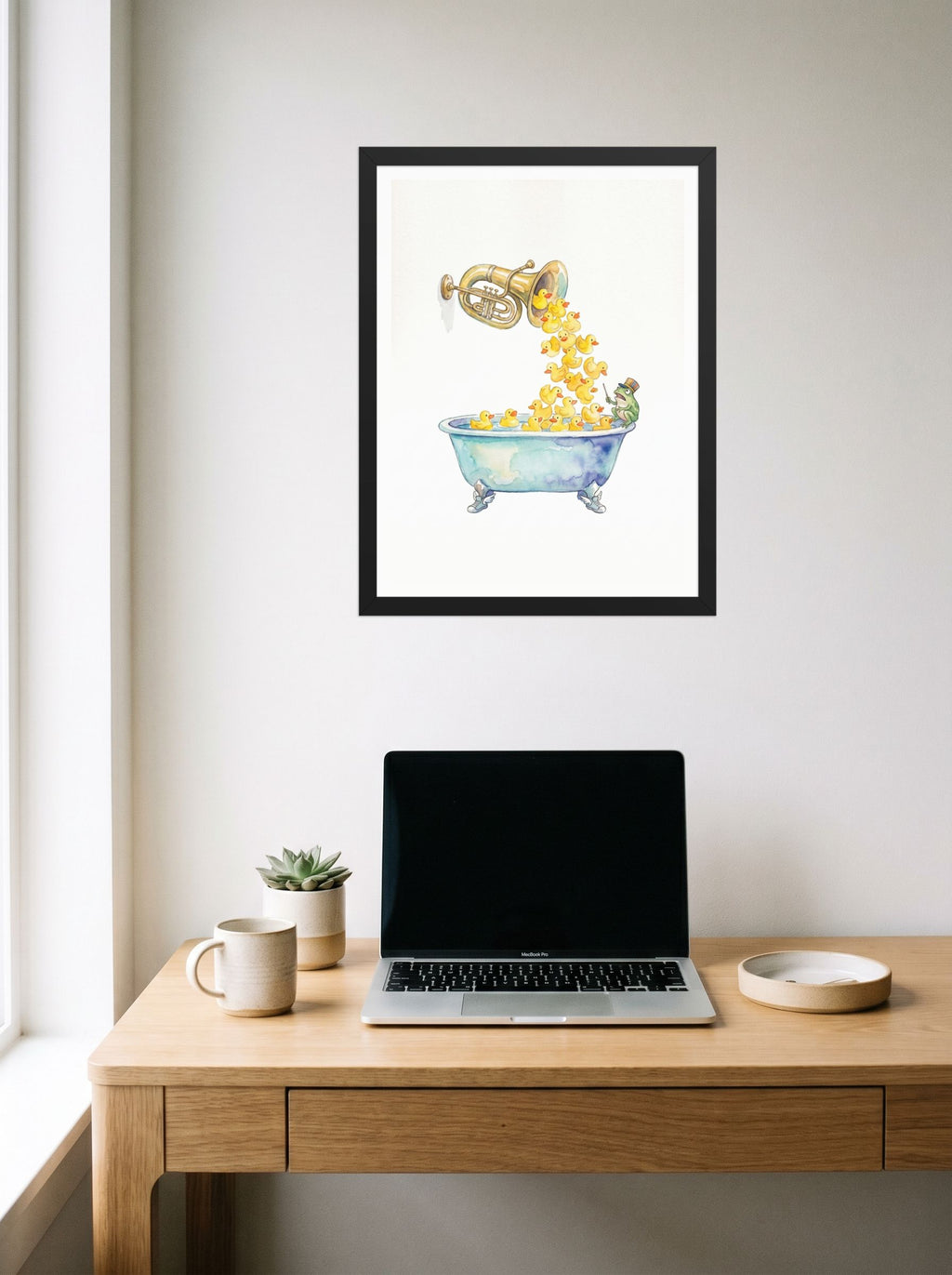 The Symphony of Rubber Ducks Mockup
