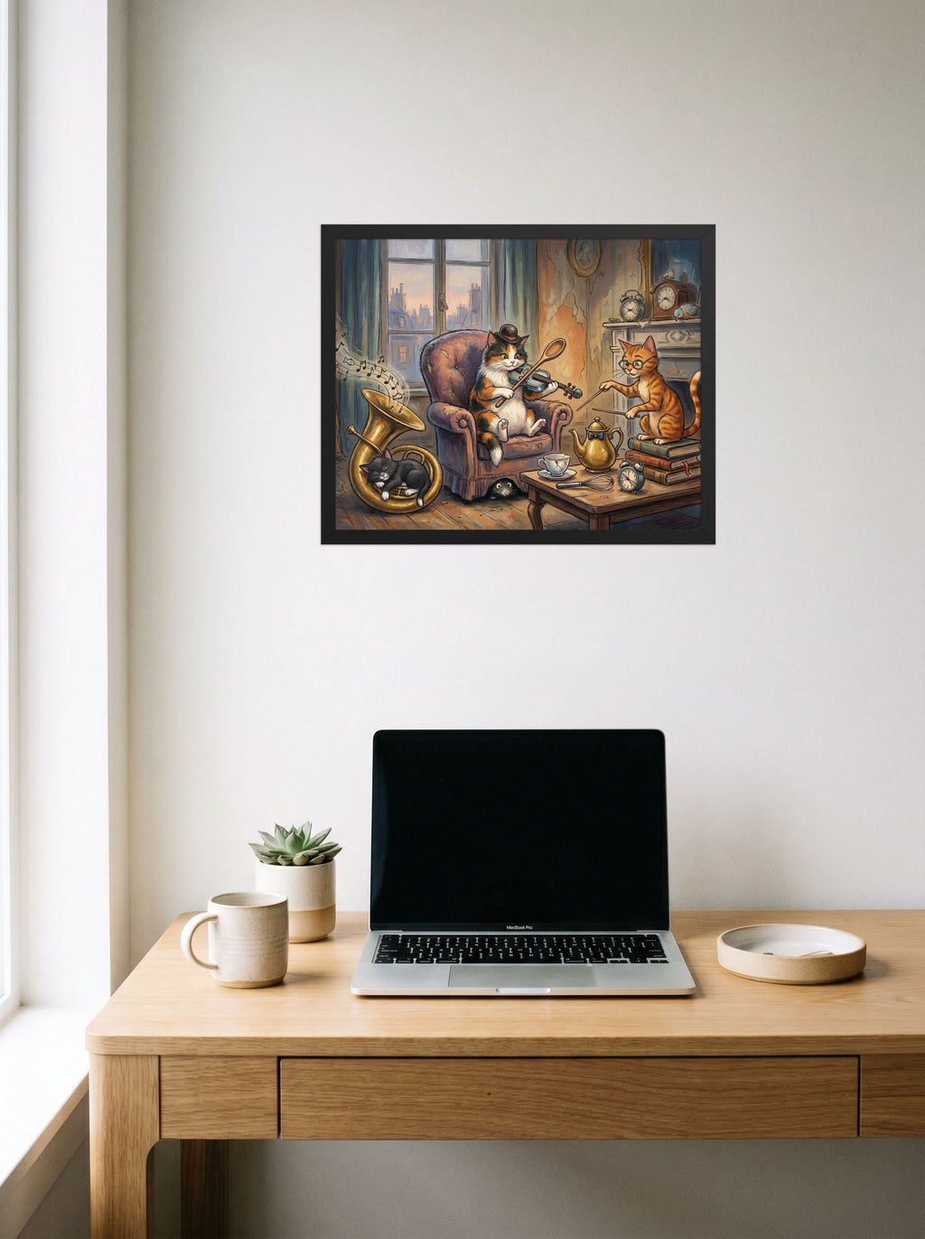 The Feline Symphony Mockup