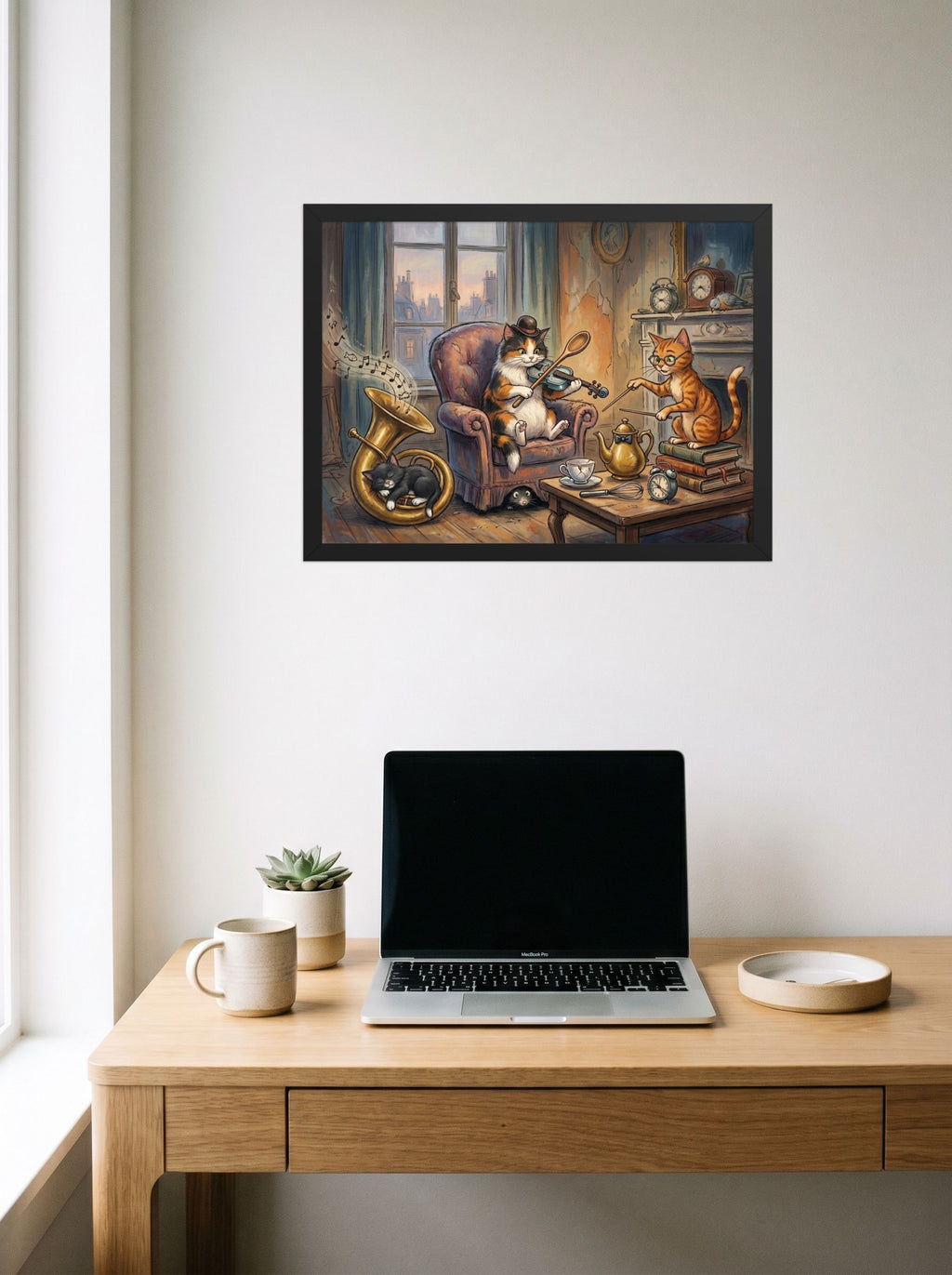 The Feline Symphony Mockup