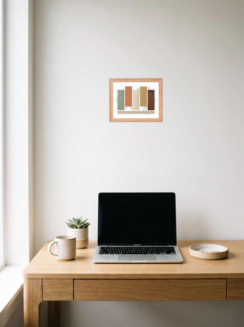 Textured Geometric Symphony Mockup