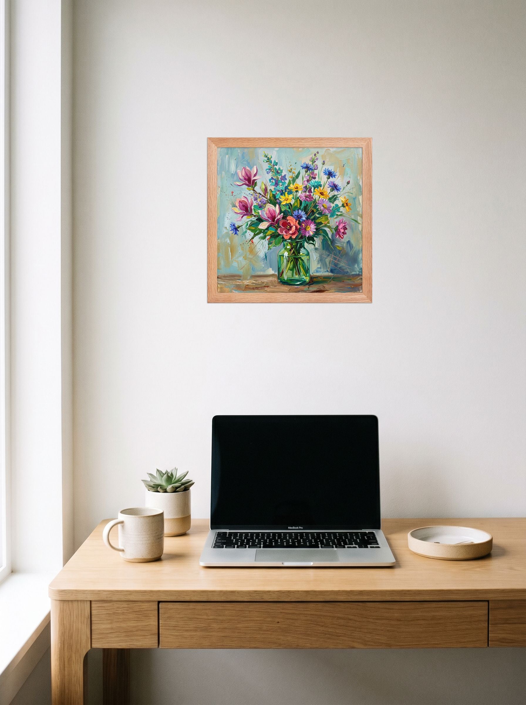Wildflower Glass Mockup