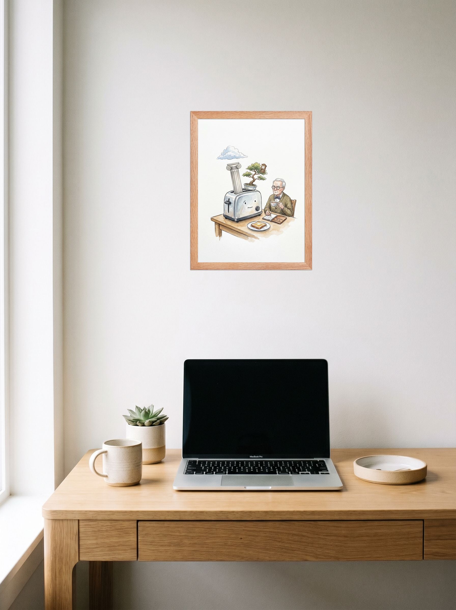 The Absurdity of Breakfast Mockup