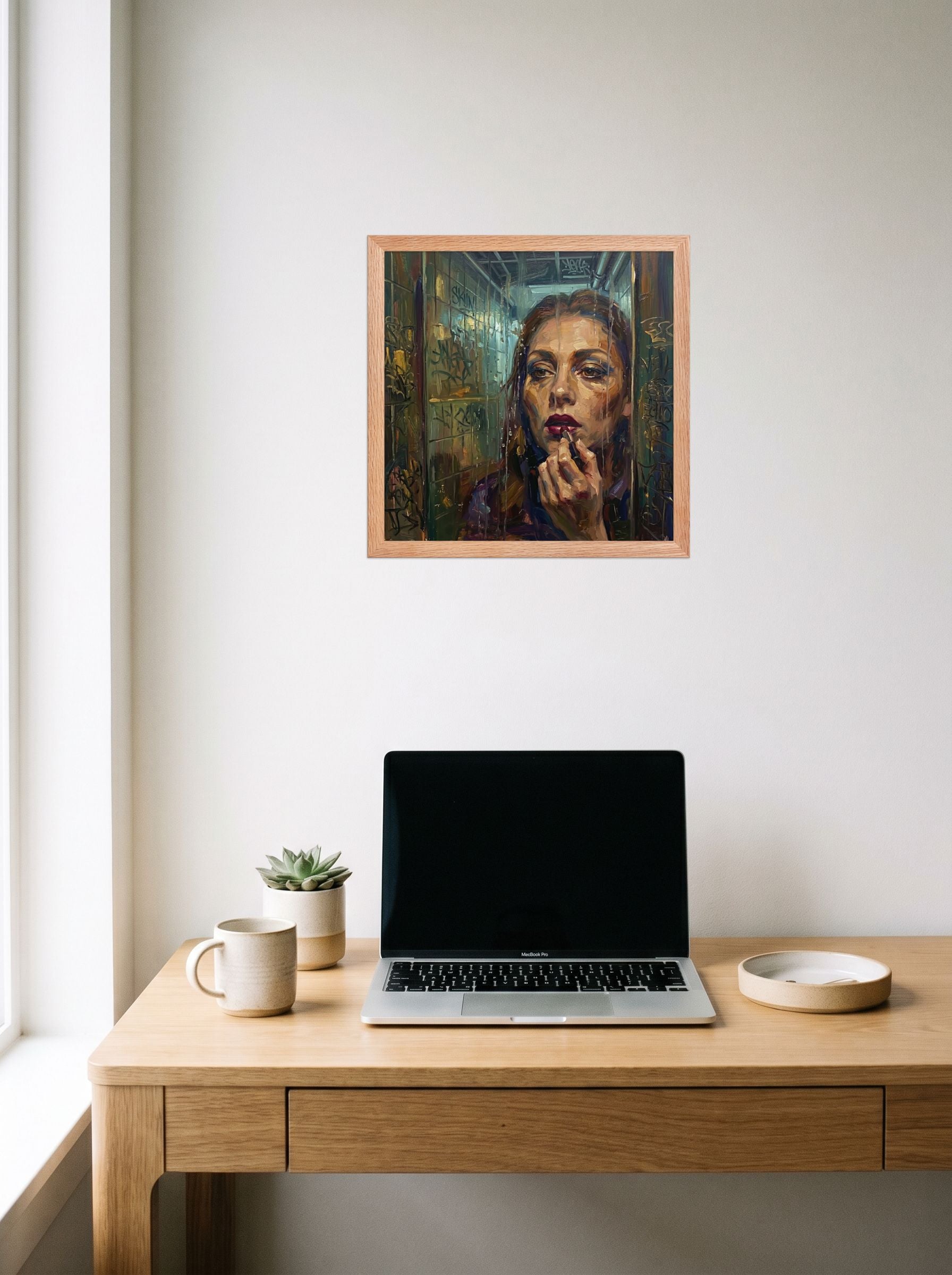 Behind the Glass Mockup