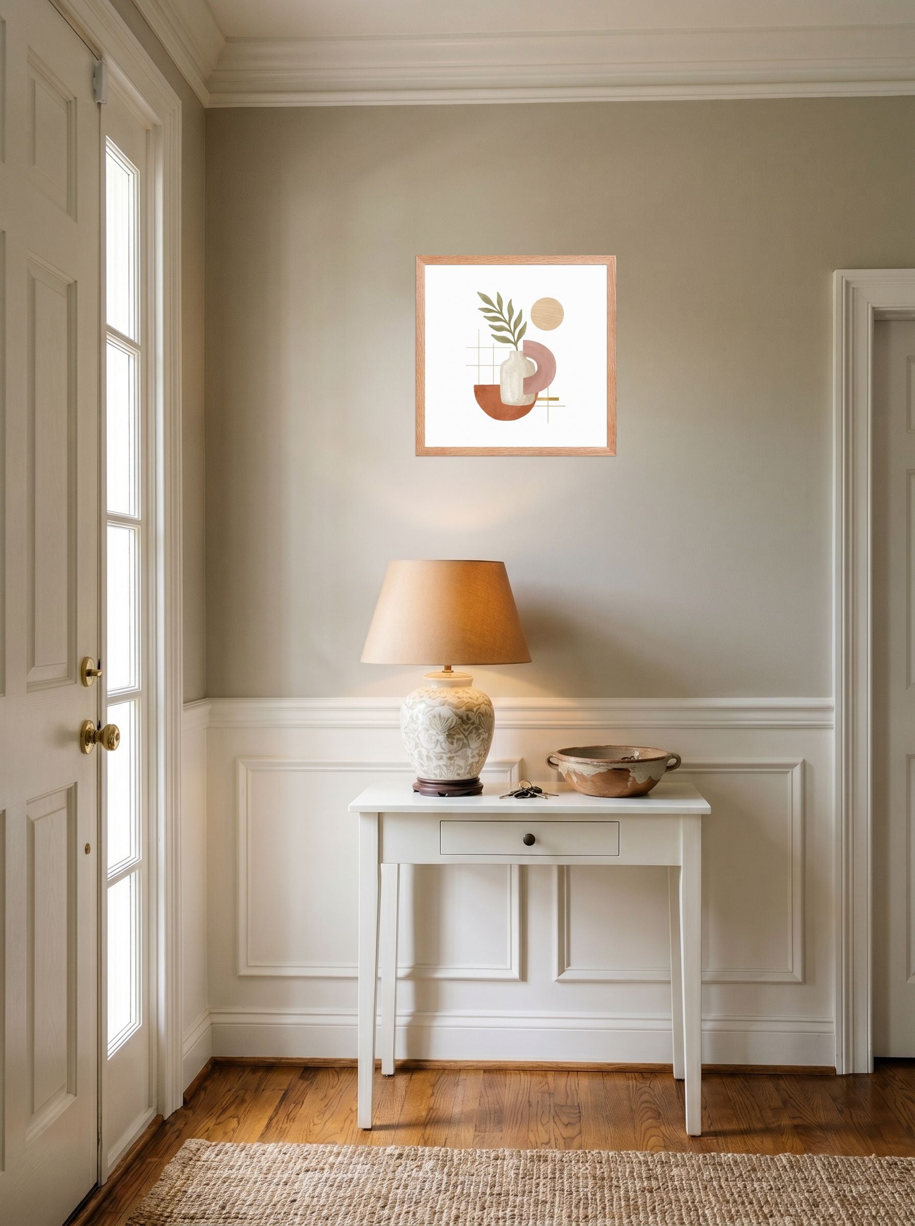 Ceramic Vase and Terracotta Arch Mockup