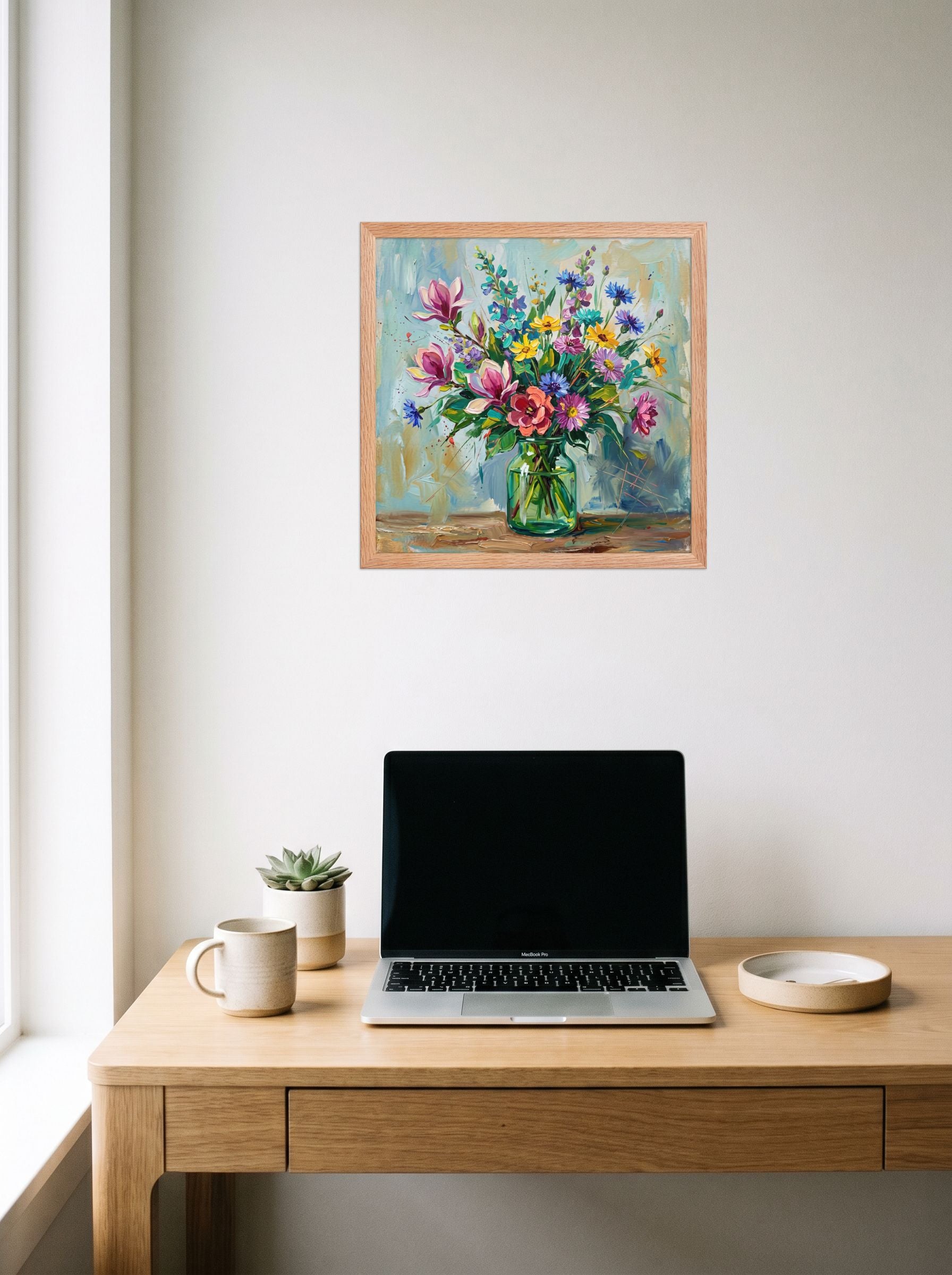 Wildflower Glass Mockup